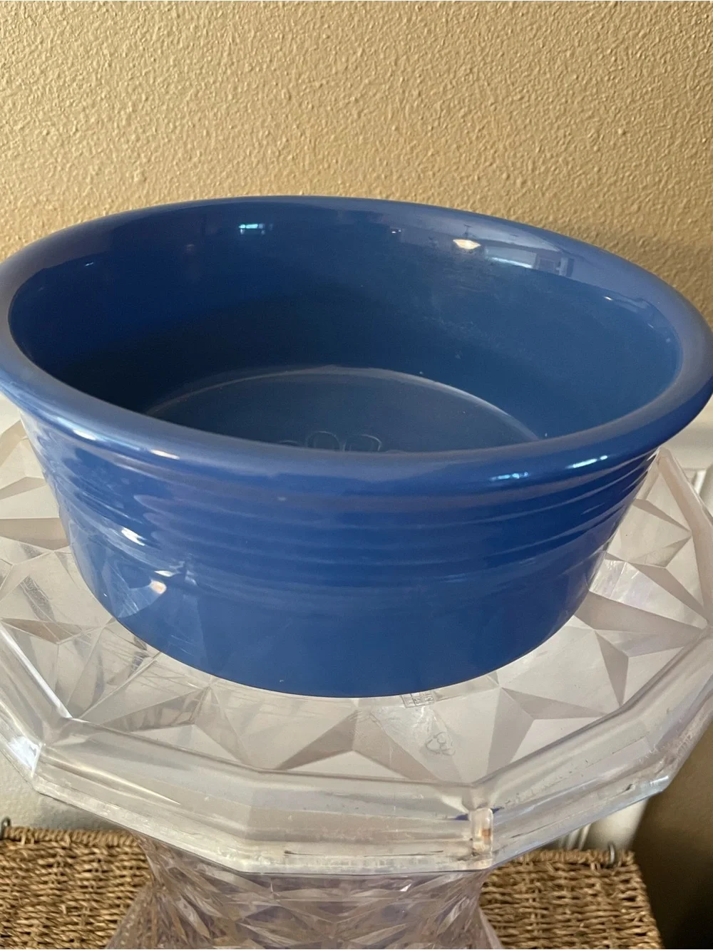 BIG Stoneware Dog Feeding Bowl